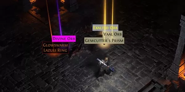 Clean PoE2 game view with item filter enabled